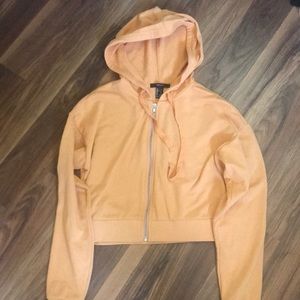 Forever 21 cropped zip up